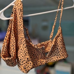 W.T.I Design Leopard Bikini Top